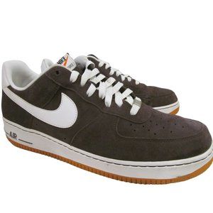 NIKE Air Force 1 488298-203 Mens 2013 Brown Suede SNEAKERS / SHOES Sz 13 *Repair